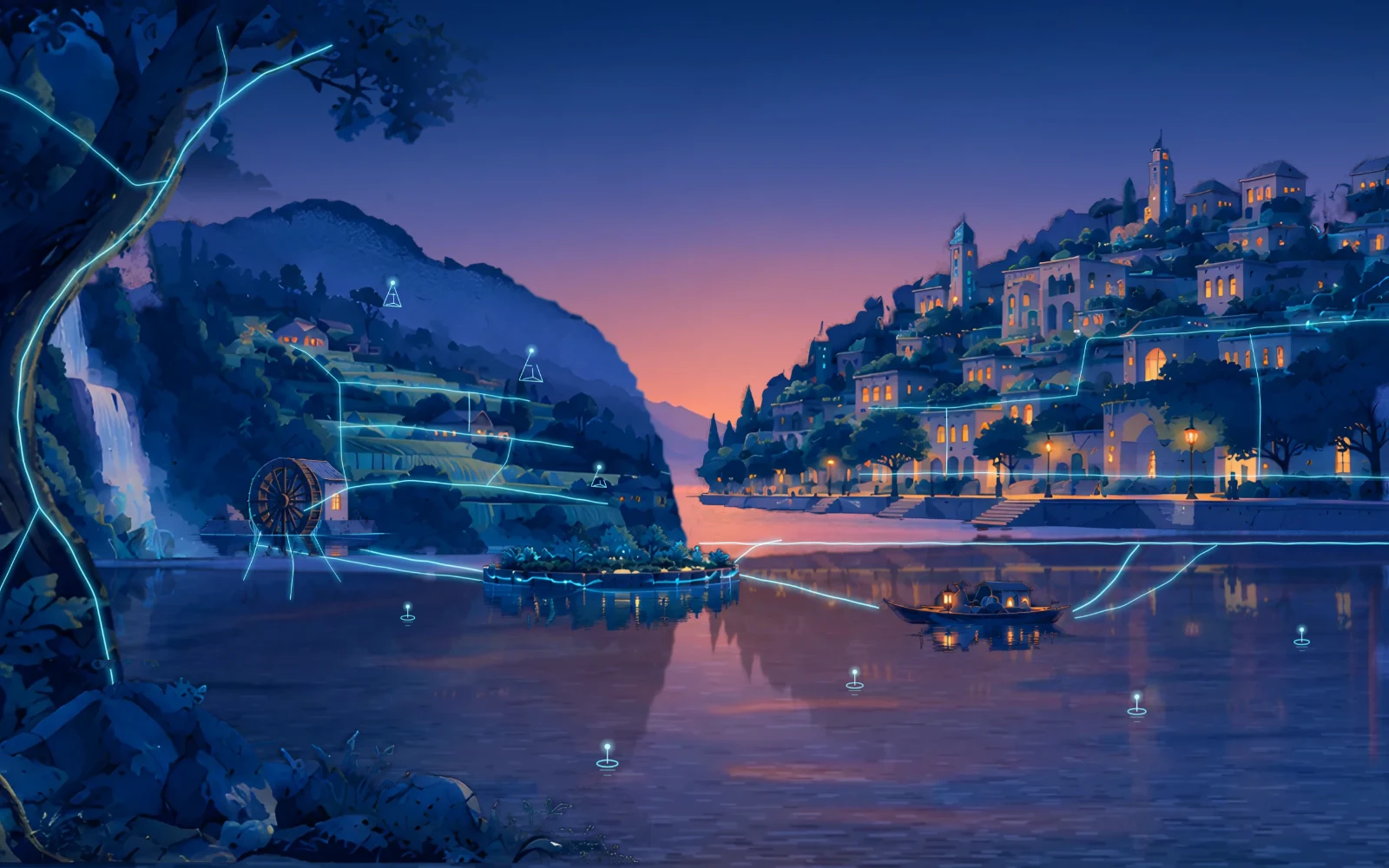 AI: the chora at the blue hour