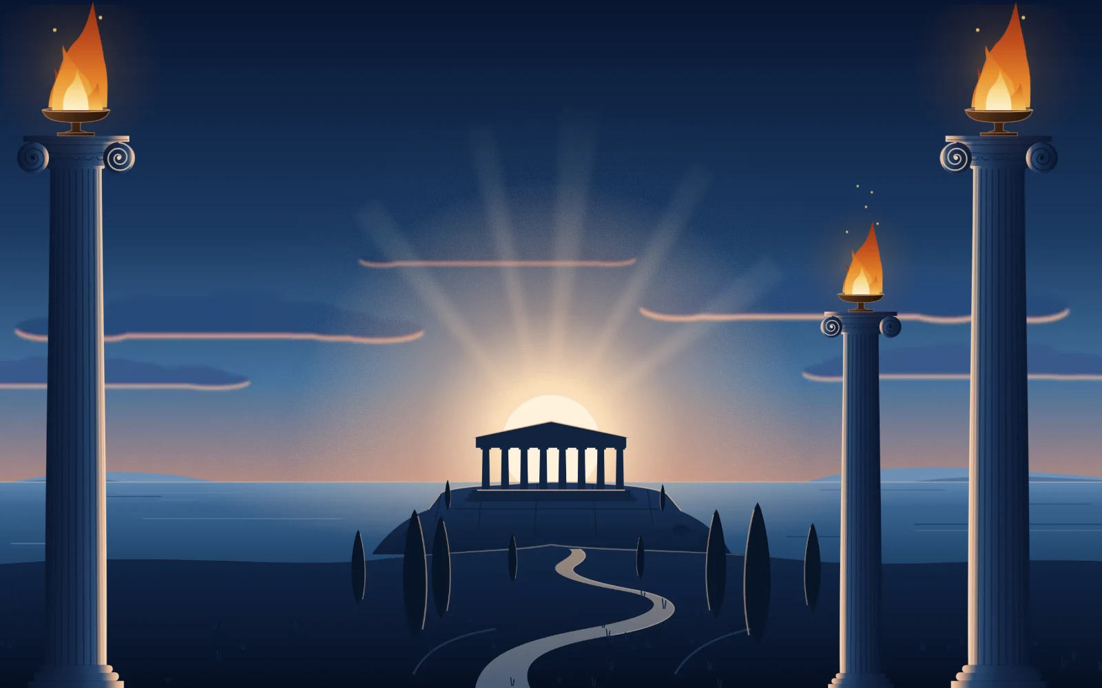 Innovation: the temple on its island