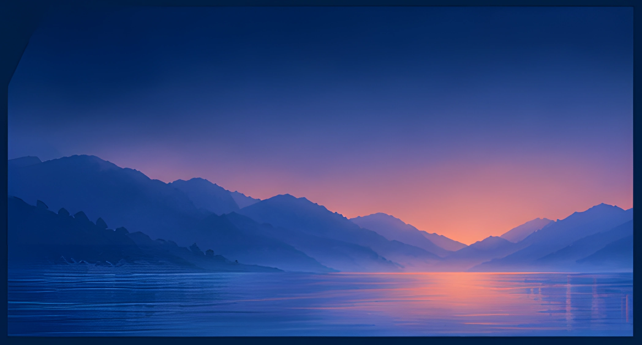 Lake and sky