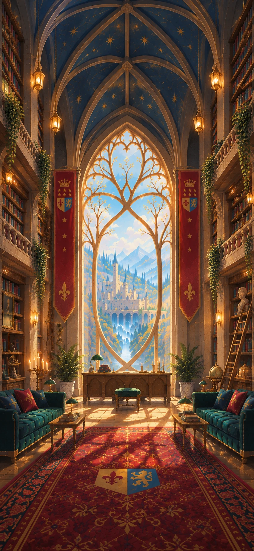 The library, for phones
